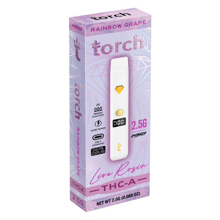 Torch 2.5gm Live Resin THC-A Disposable Device