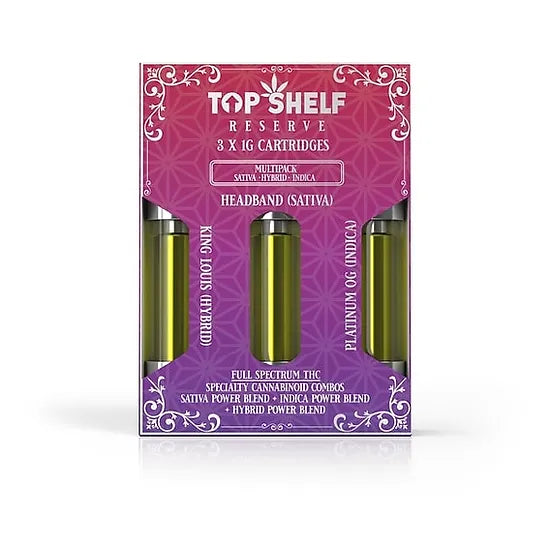 Top Shelf Hemp Multi-Pack Blend Vape Cartridges