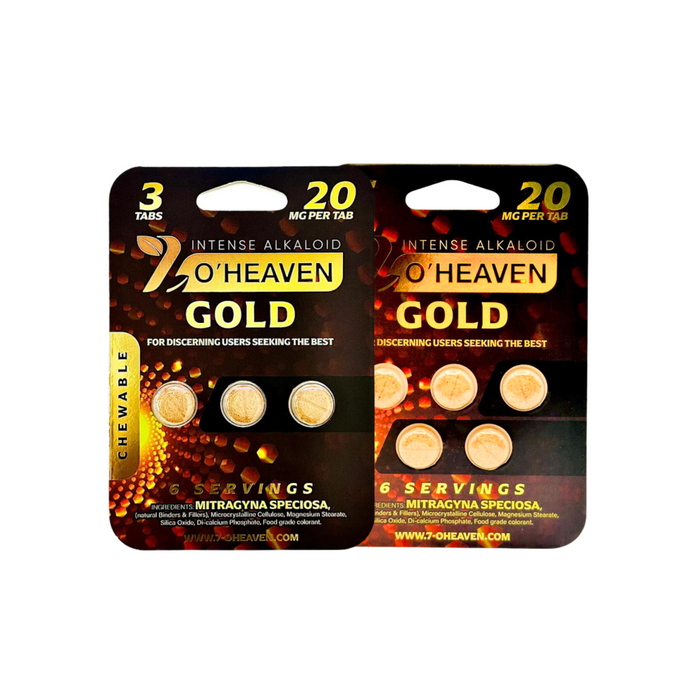 7 O'Heaven Gold Kratom 7-OH Kratom Extract Tablets