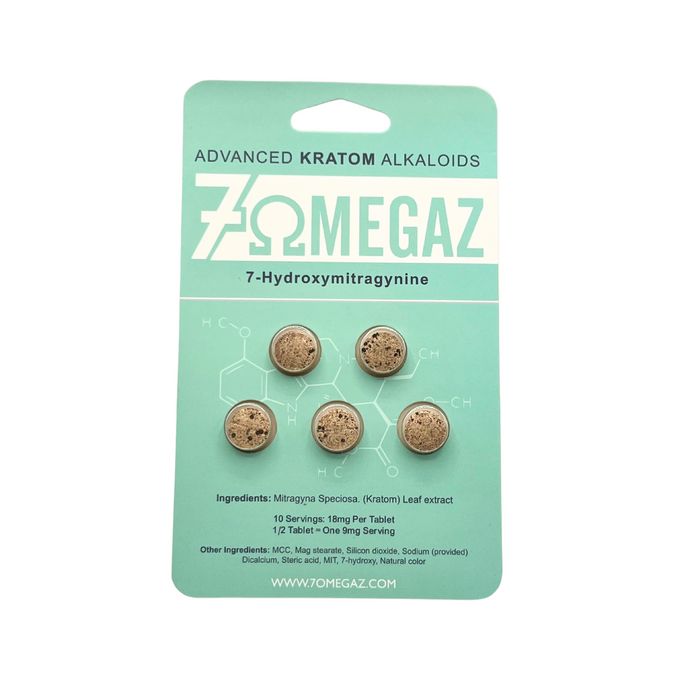 7Omegaz Kratom Tablets 5ct