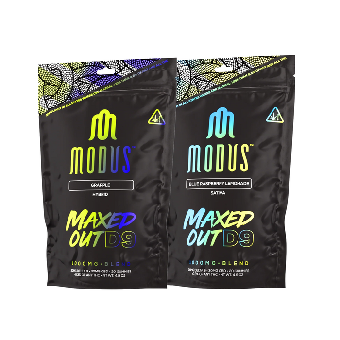 MODUS Maxed Out D9 CBD 1000mg Gummies