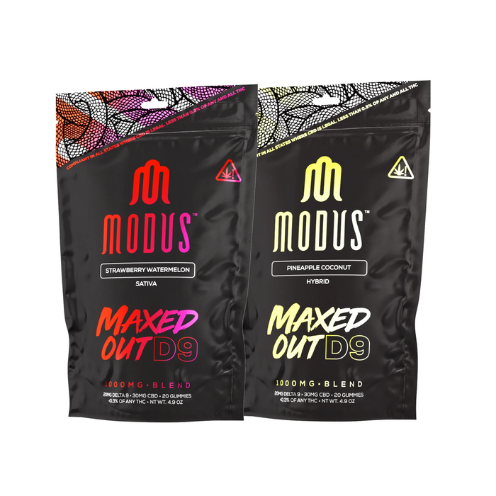 MODUS Maxed Out D9 CBD 1000mg Gummies