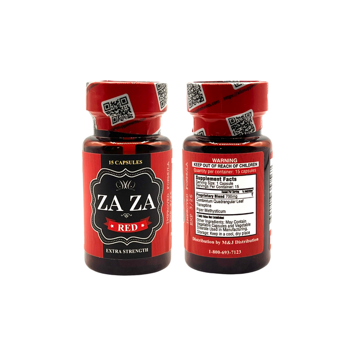 ZAZA Extra Strength Dietary Supplements 15ct/Jar