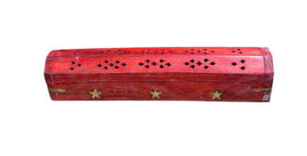 Incense Wood Coffin Box 12"