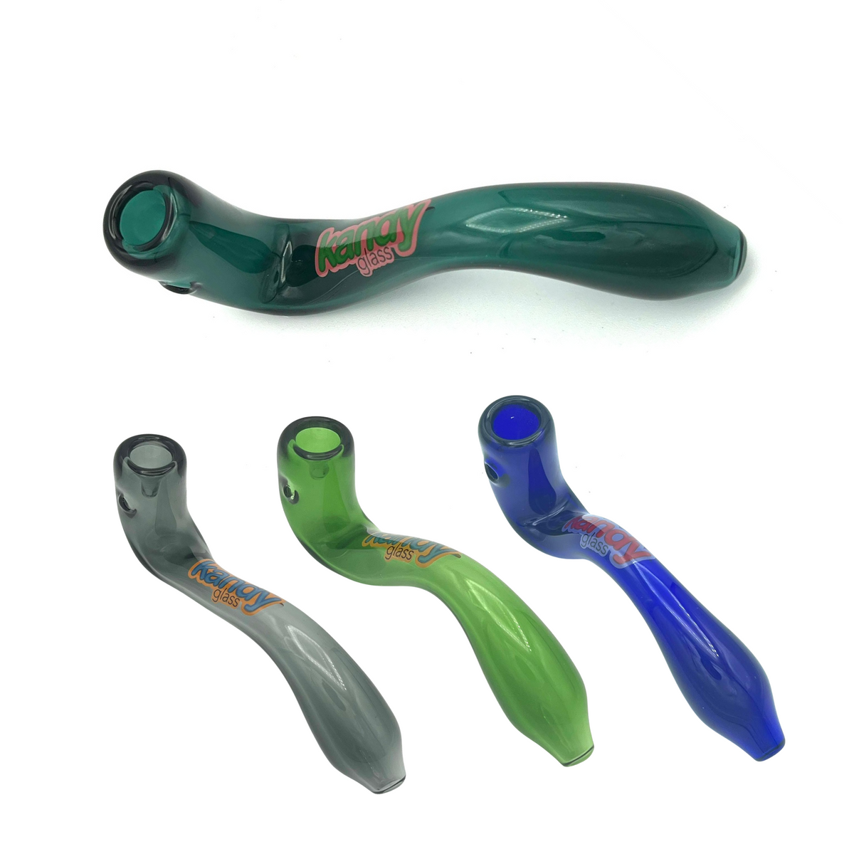 Kandy Glass Hand Pipe 5.5" Sherlock Design — Toro Imports