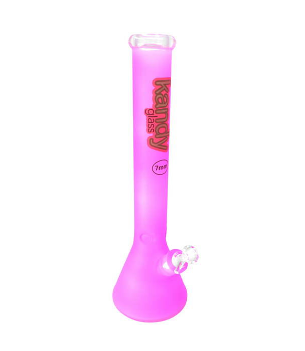 Kandy Water Pipe 17" Beaker Base 7mm Thickness Frosted Color