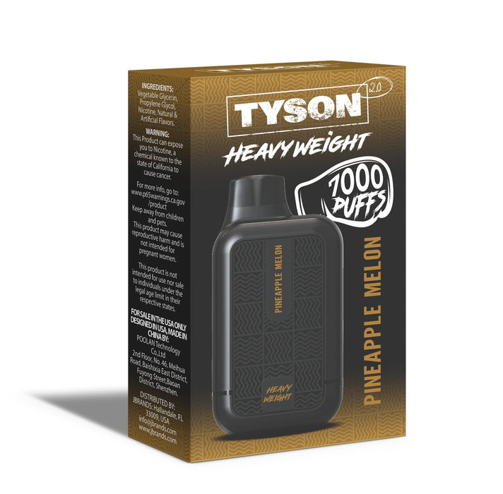 Tyson 2.0 Heavy Weight Nicotine Disposable 5% Nicotine 15ml 7000puffs