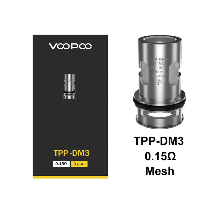 Voopoo TPP DM3 Coils 0.15ohm 3/pk