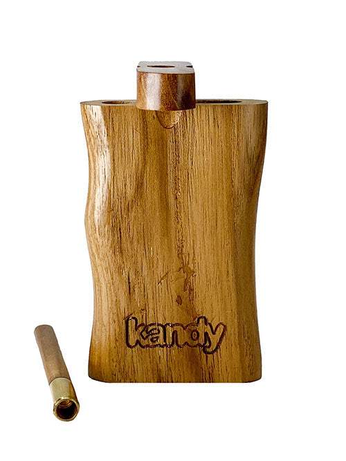 Kandy Smoke Dugout Wooden 4" W/One Hitter