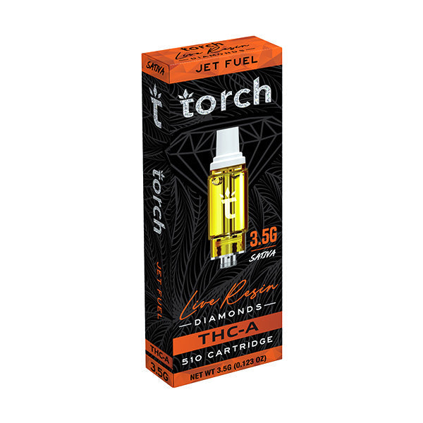 Torch 3.5gm Live Resin THC-A Diamonds 510 Cartridge